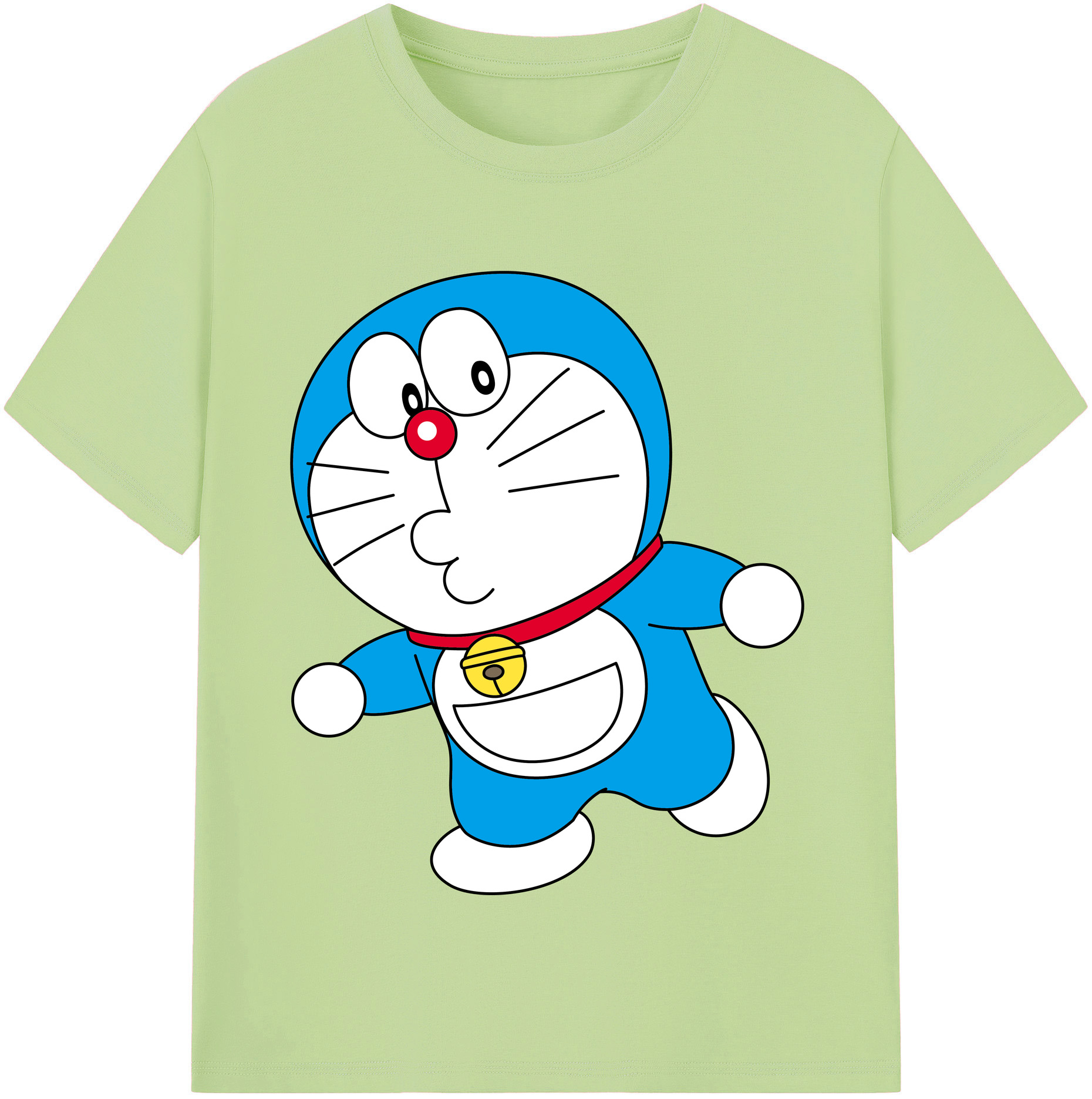 （画像用） ドラえもん Doraemon 綿100％半袖Tシャツ（フロントプリント）